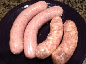 Brats and sausages